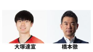 大塚達宣と橋本徹